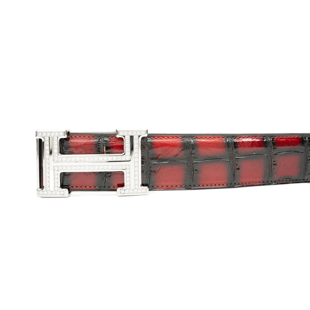 Handcrafted Alligator Leather Belts DVG66