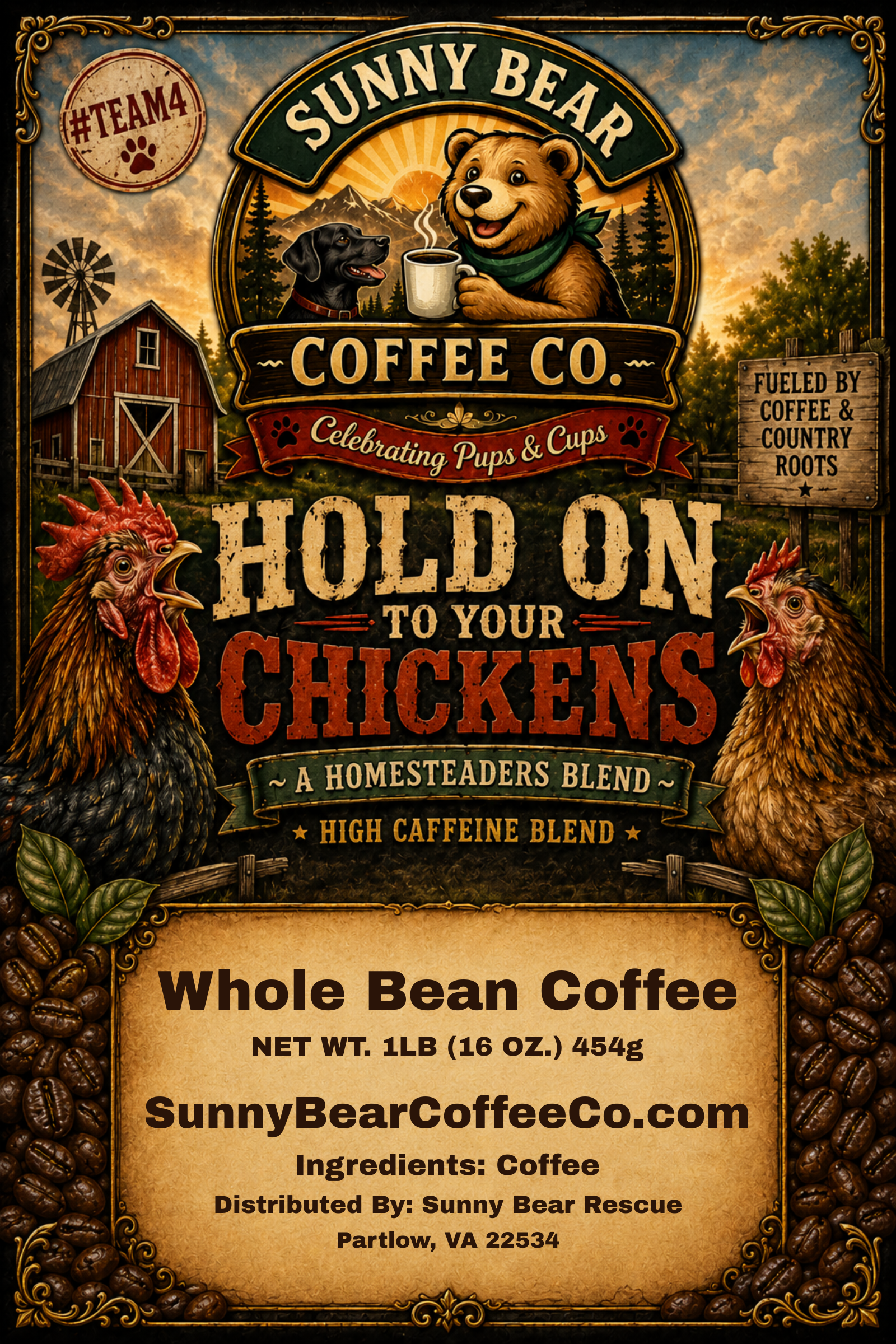 Hold on to Your Chickens ~ A Homesteaders Blend