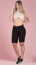 6899 100%  Authentic Colombian Push Up Capri