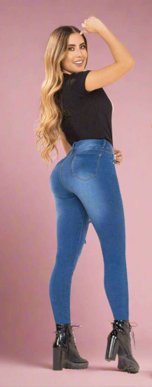W-110 100%  Authentic Colombian Push Up Jeans