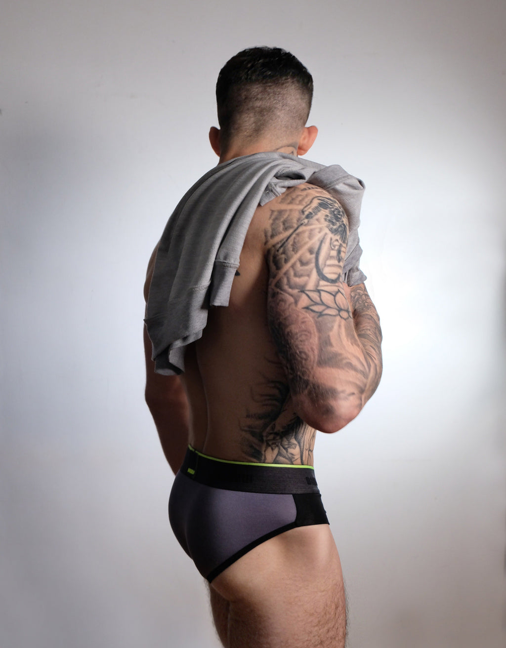 Micro Modal Flex Brief Colorblock- JET/ CADET