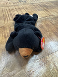 Ty Beanie Baby Blackie the Bear Ultra Rare, PVC Pellets, Major Tag Errors, Mint