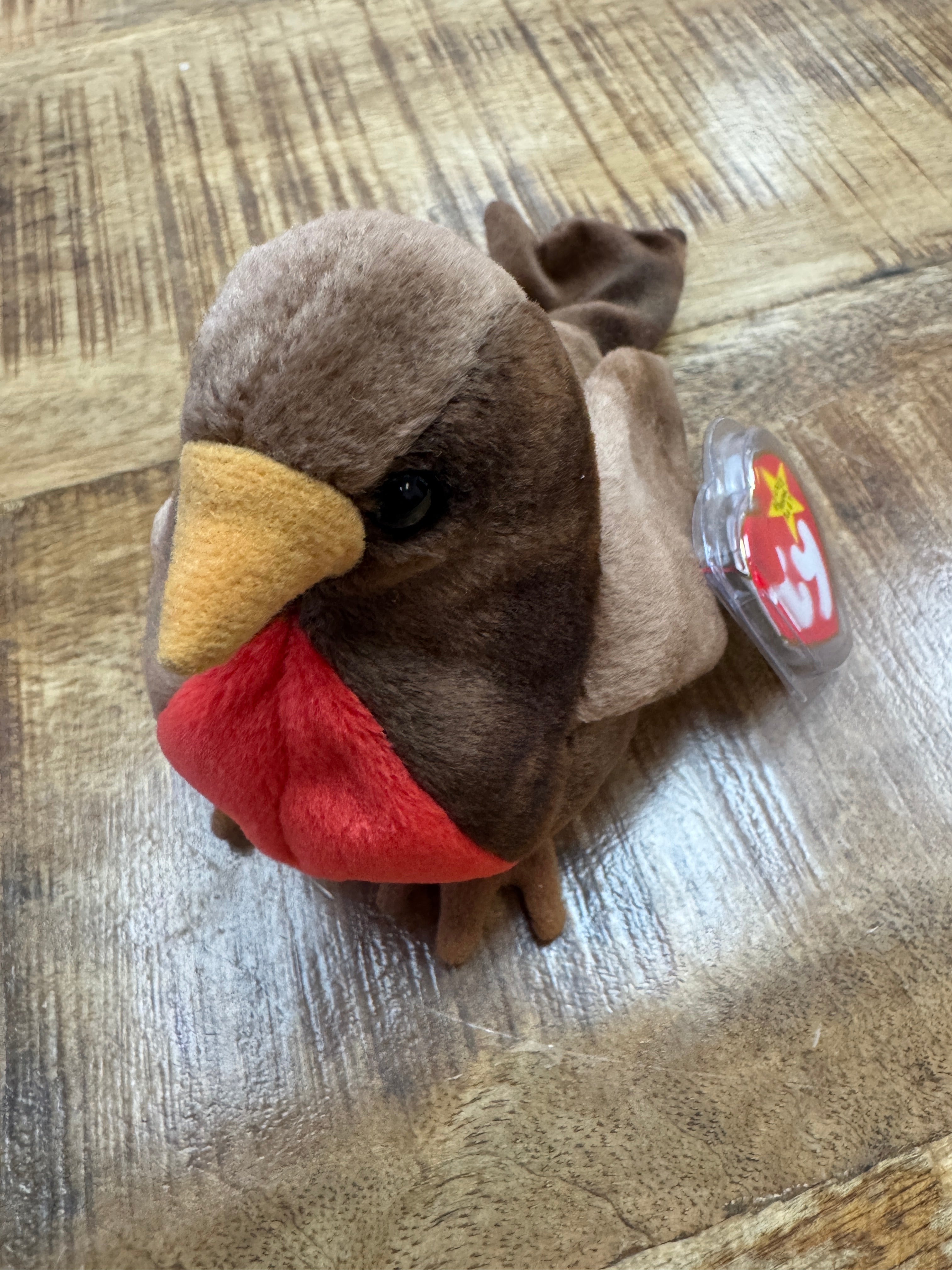 TY Beanie Baby 1997 Early the Robin w/ Errors Rare