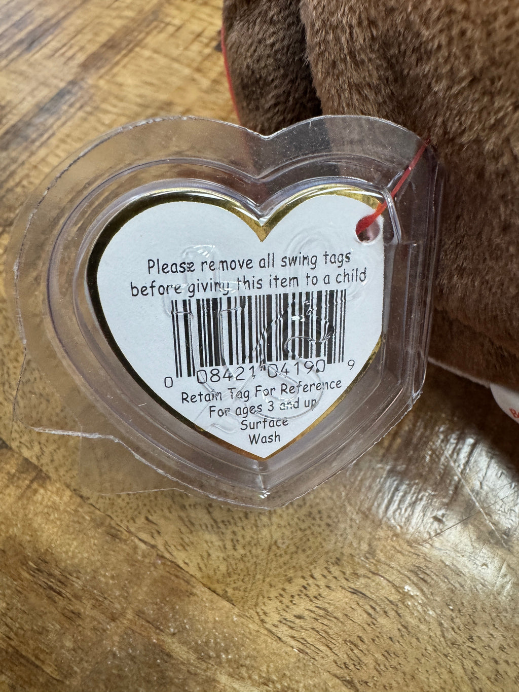 TY Beanie Baby 1997 Early the Robin w/ Errors Rare