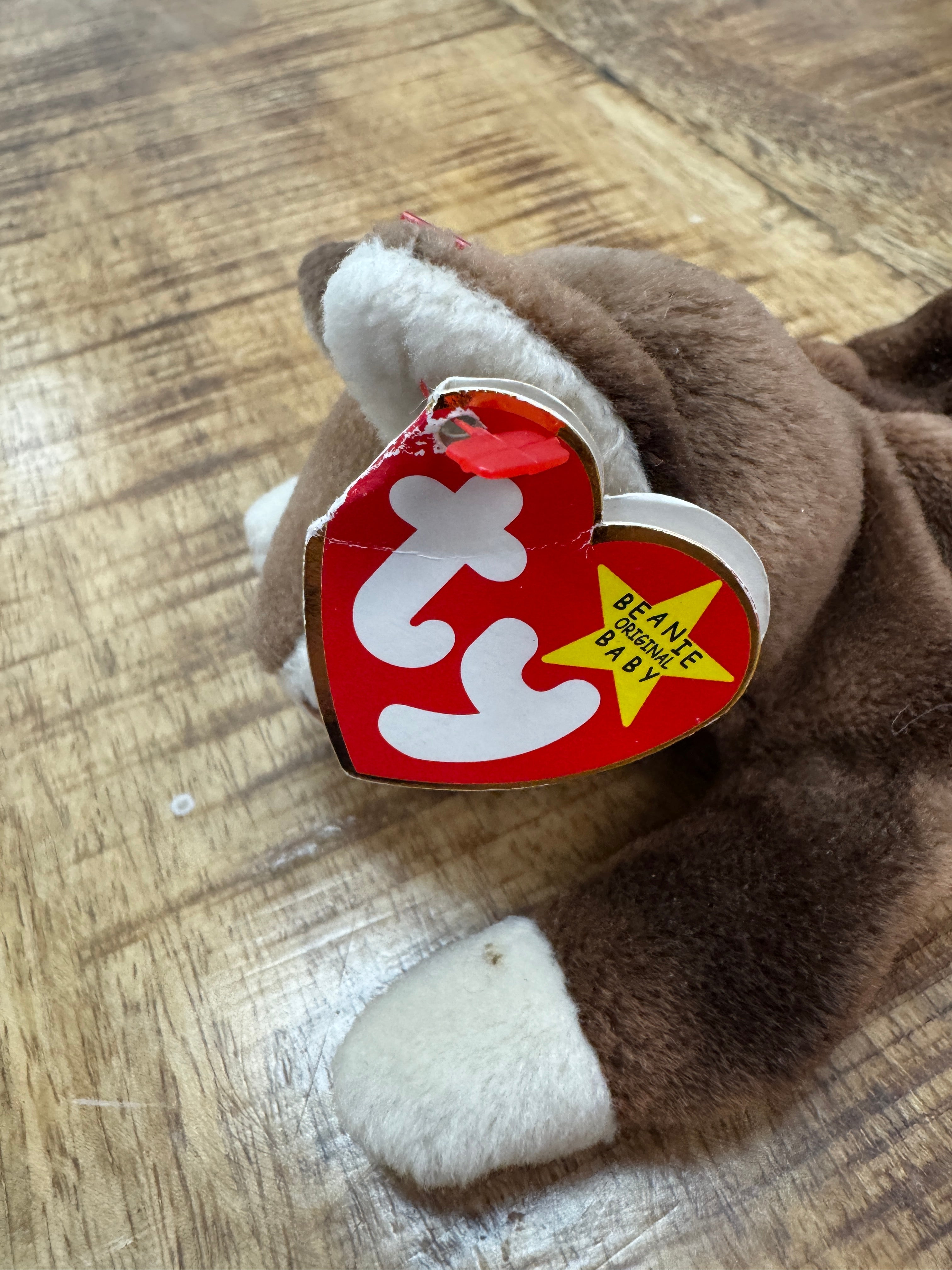 Ty Beanie Baby POUNCE the Cat 1997 with Tag Errors - RARE and RETIRED!