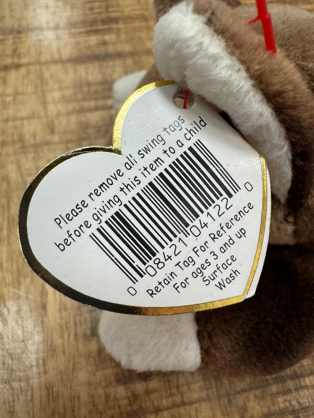 Ty Beanie Baby POUNCE the Cat 1997 with Tag Errors - RARE and RETIRED!