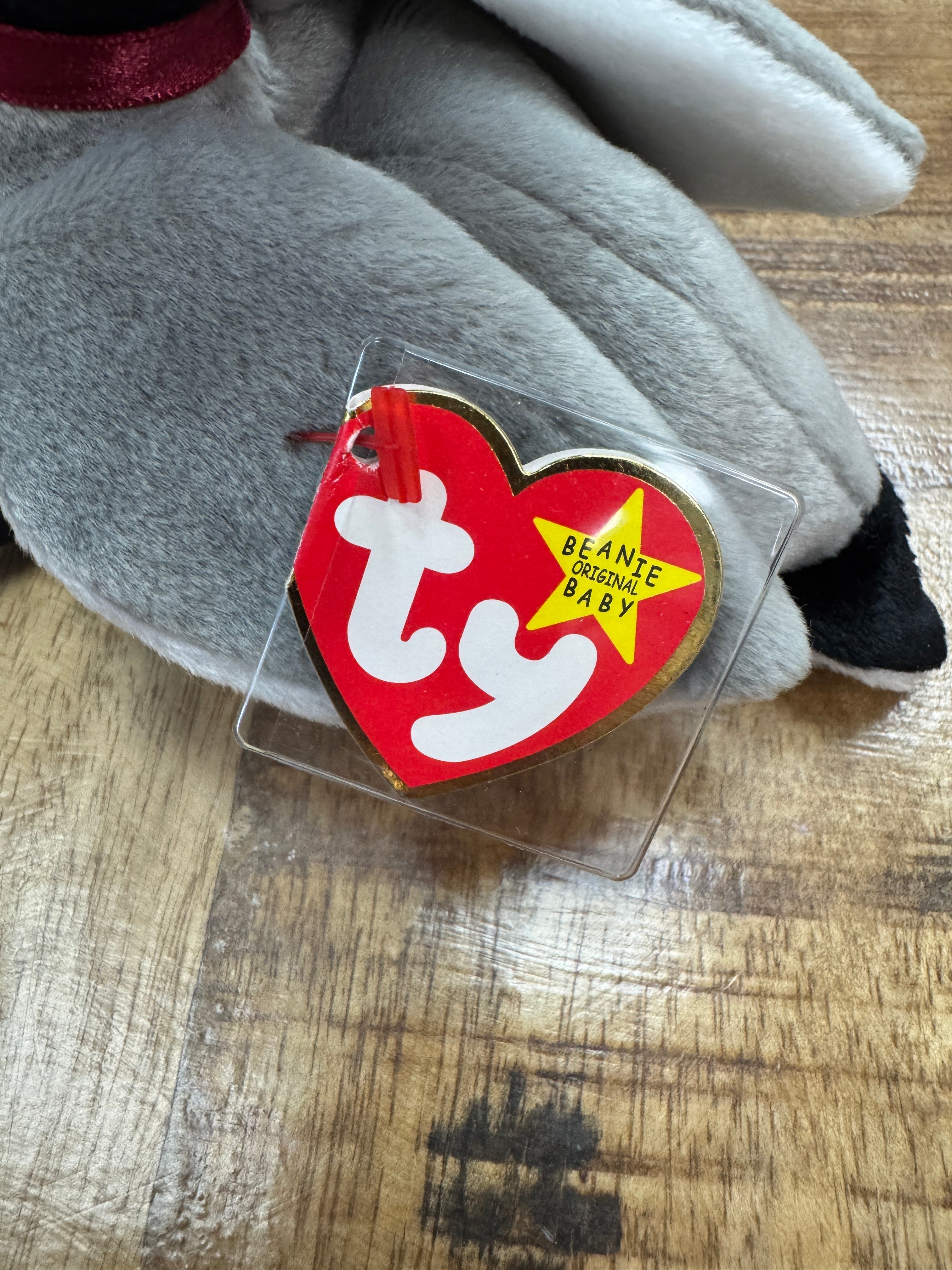 1998 Ty Beanie Baby Loosy the goose Retired with Errors