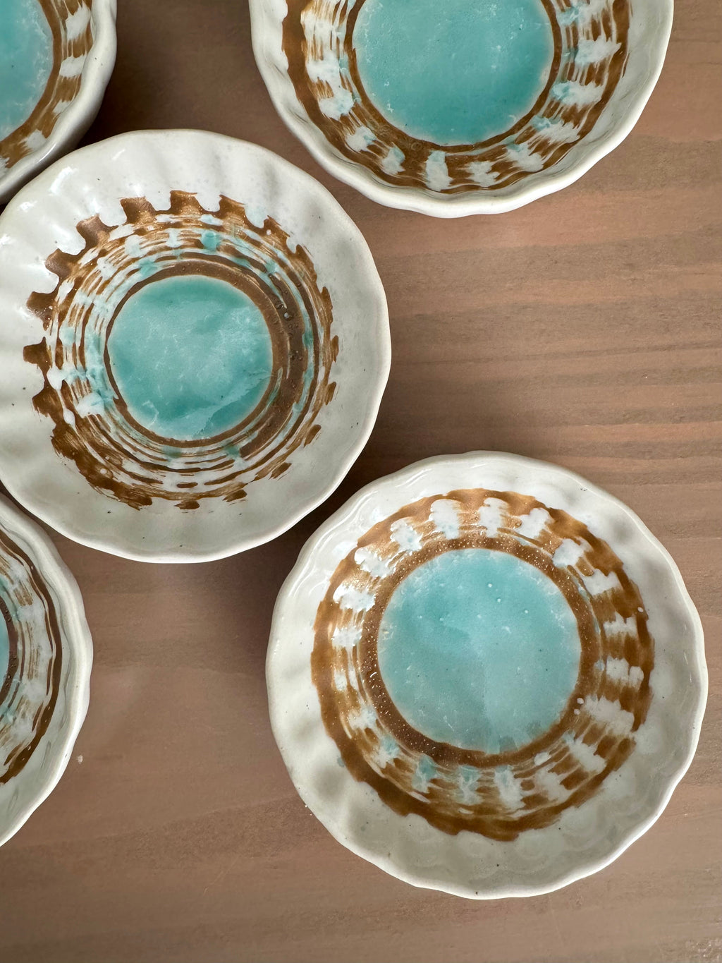 Round Ceramic Catch All Jewelry / Trinket Dish