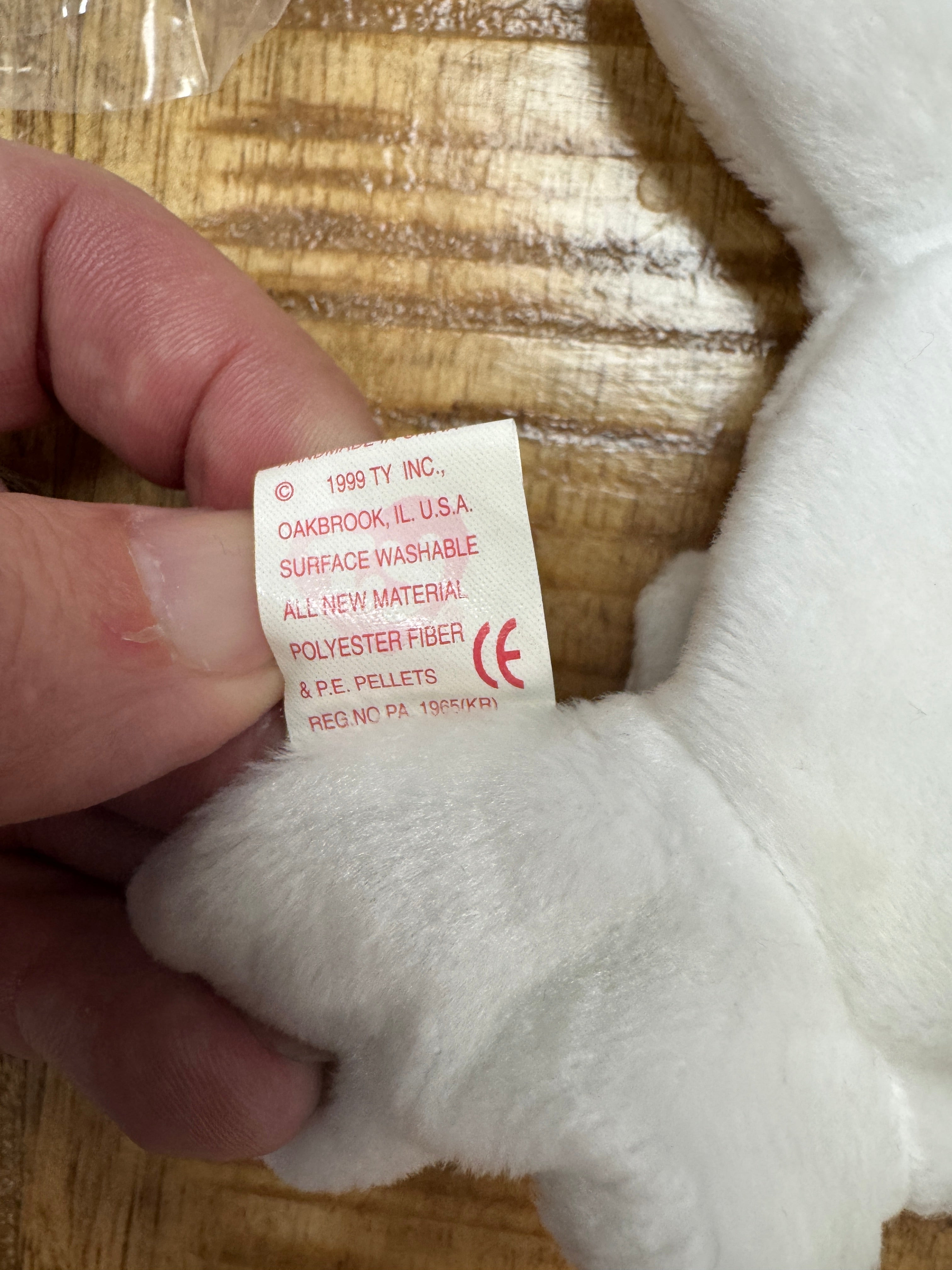 Ty Beanie Baby Retired Butch the Dog TAG ERRORS / Misspelling 1998 / 1999 RARE