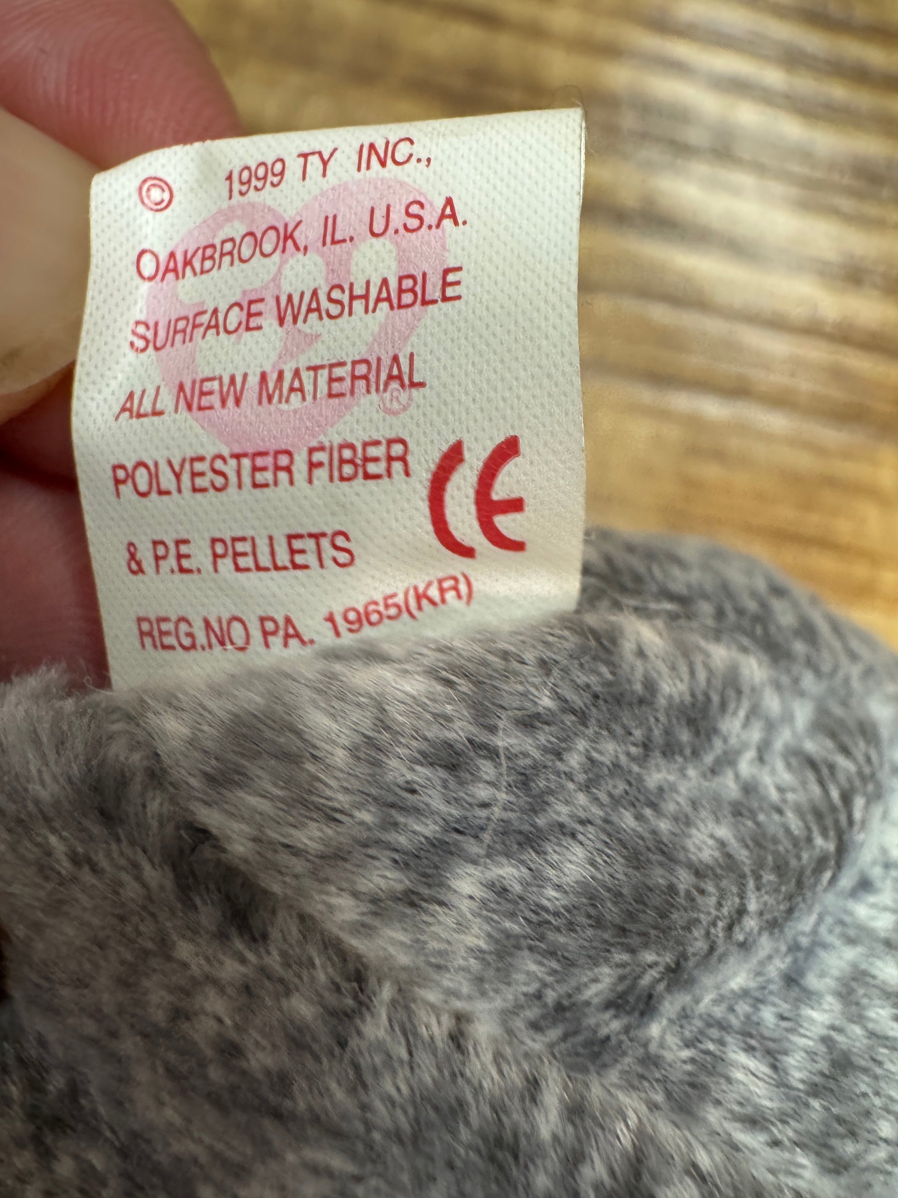Ty Beanie Baby - Slippery the Seal **Tag errors and hologram tush tag
