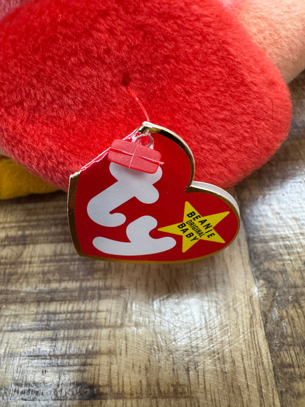 Rare Ty Beanie Baby Strut the Rooster 1996 – P.V.C. Pellets With Tag 14 Errors