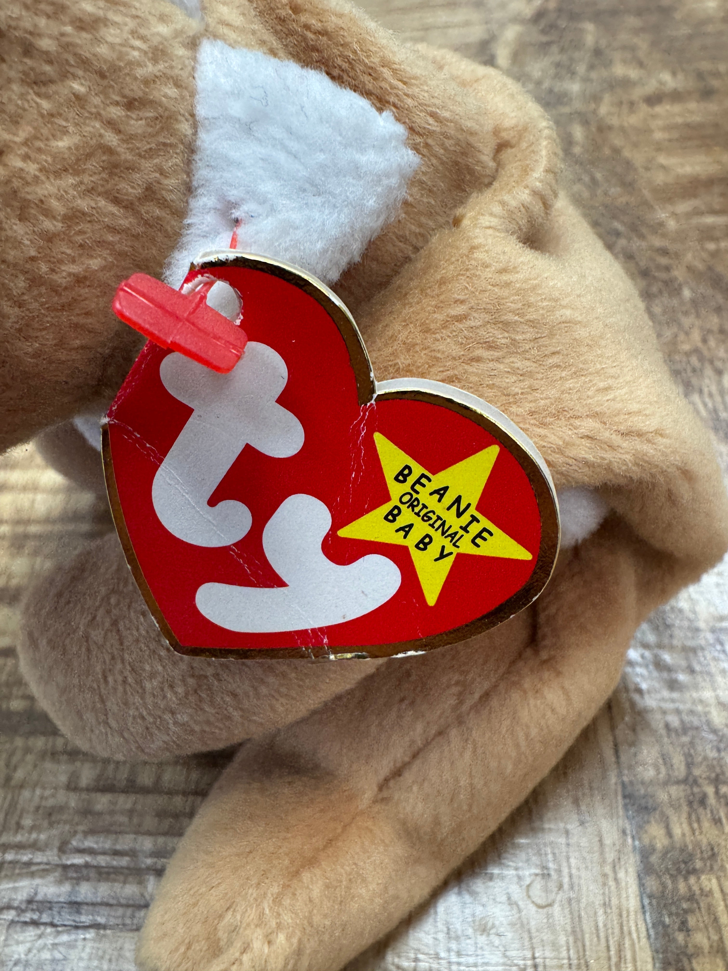 Ty Beanie Baby Wrinkles the Bulldog 1996 w/TAG ERRORS, -4103