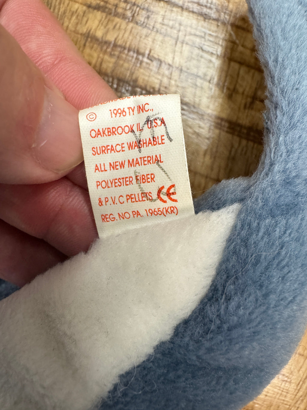 Ty Beanie Babies Extremely RARE Original Crunch The Shark 1996 With Errors