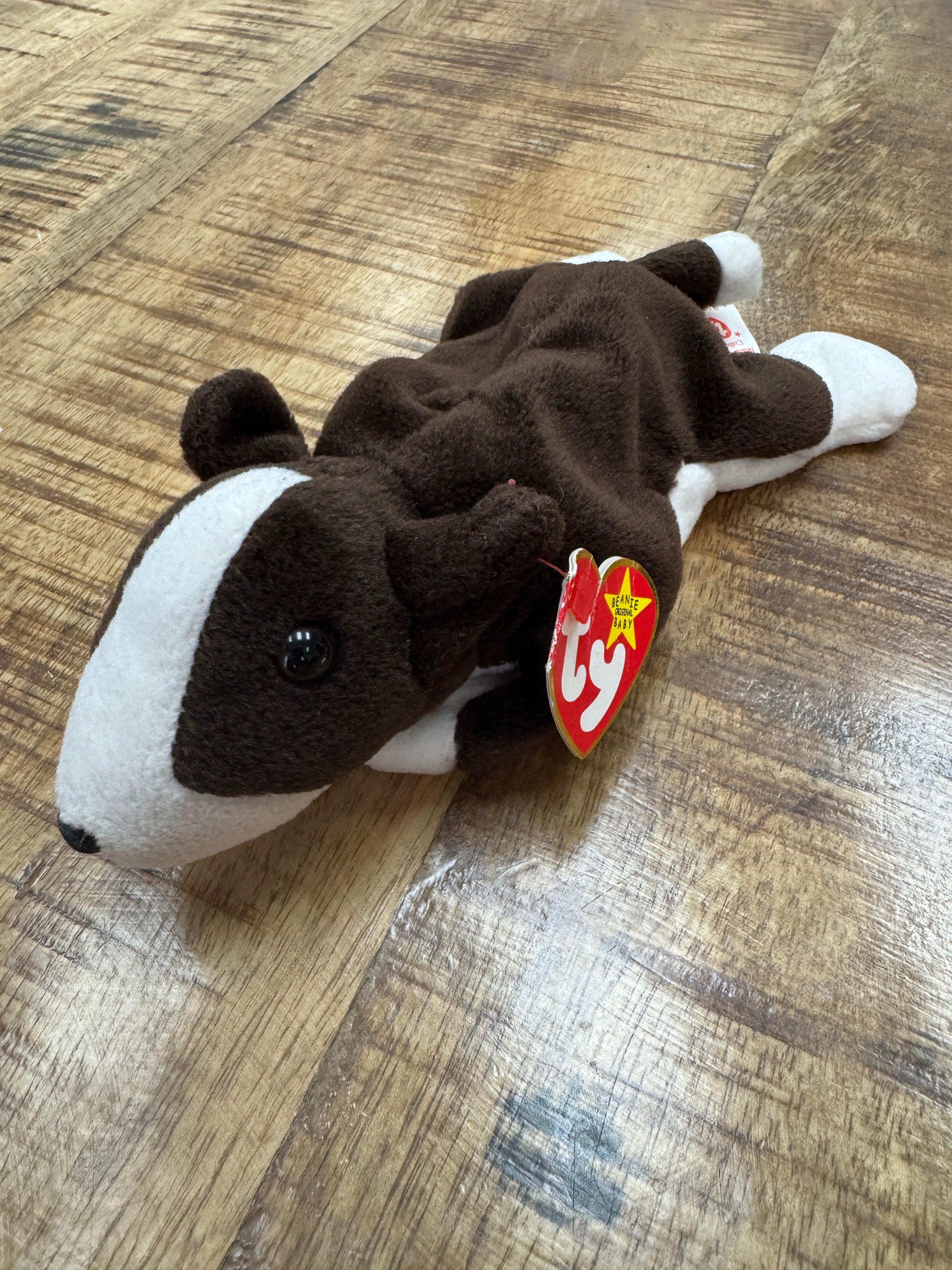 Ty Beanie Babies Bruno the Dog, With 10 Errors
