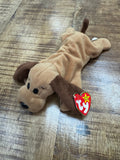 Ty Beanie Babies Bones the Dog, With 14 Errors