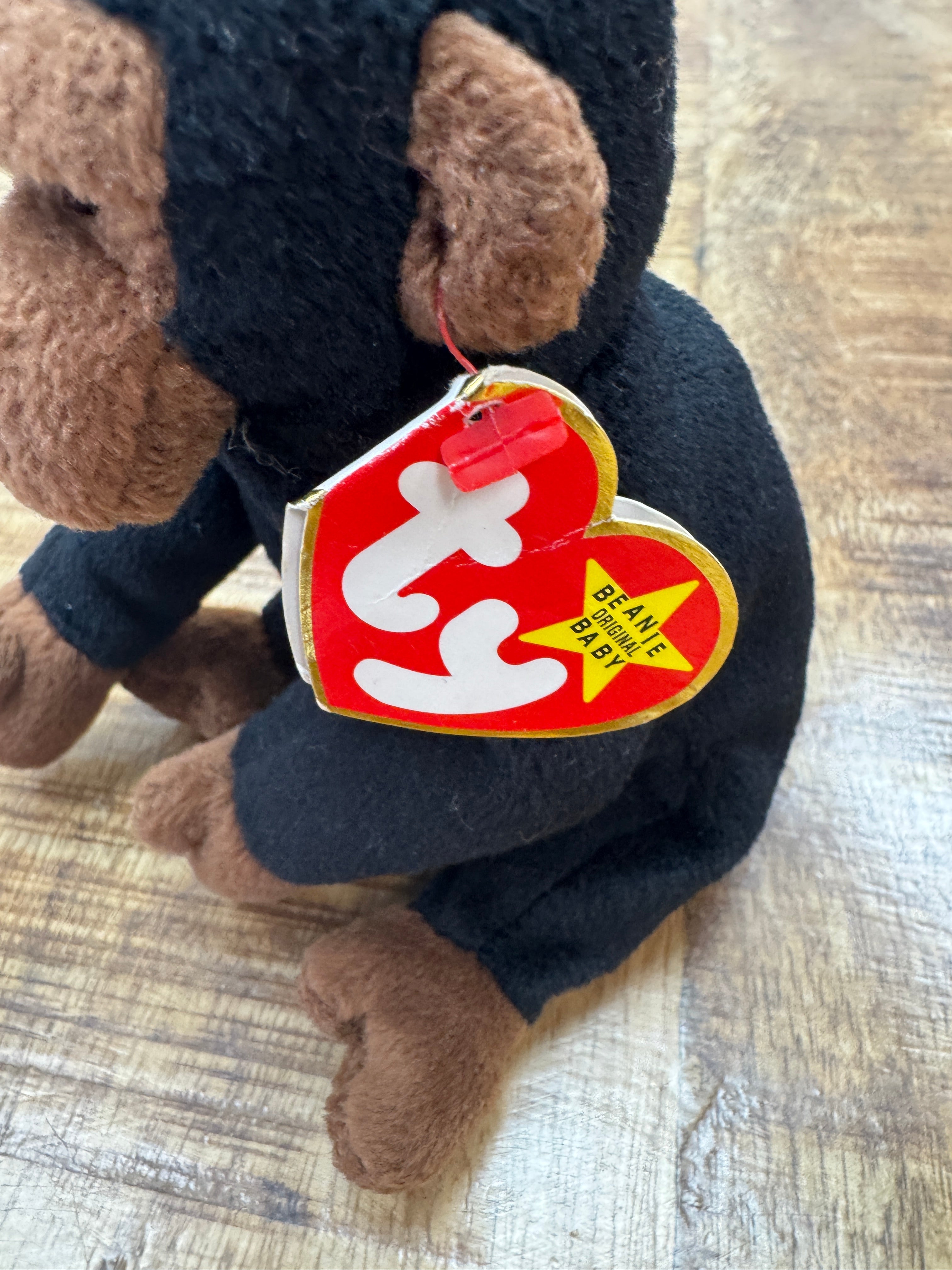 Ty Beanie Baby Congo the Gorilla 1996 RARE Original - 4160 P.V.C. Pellets