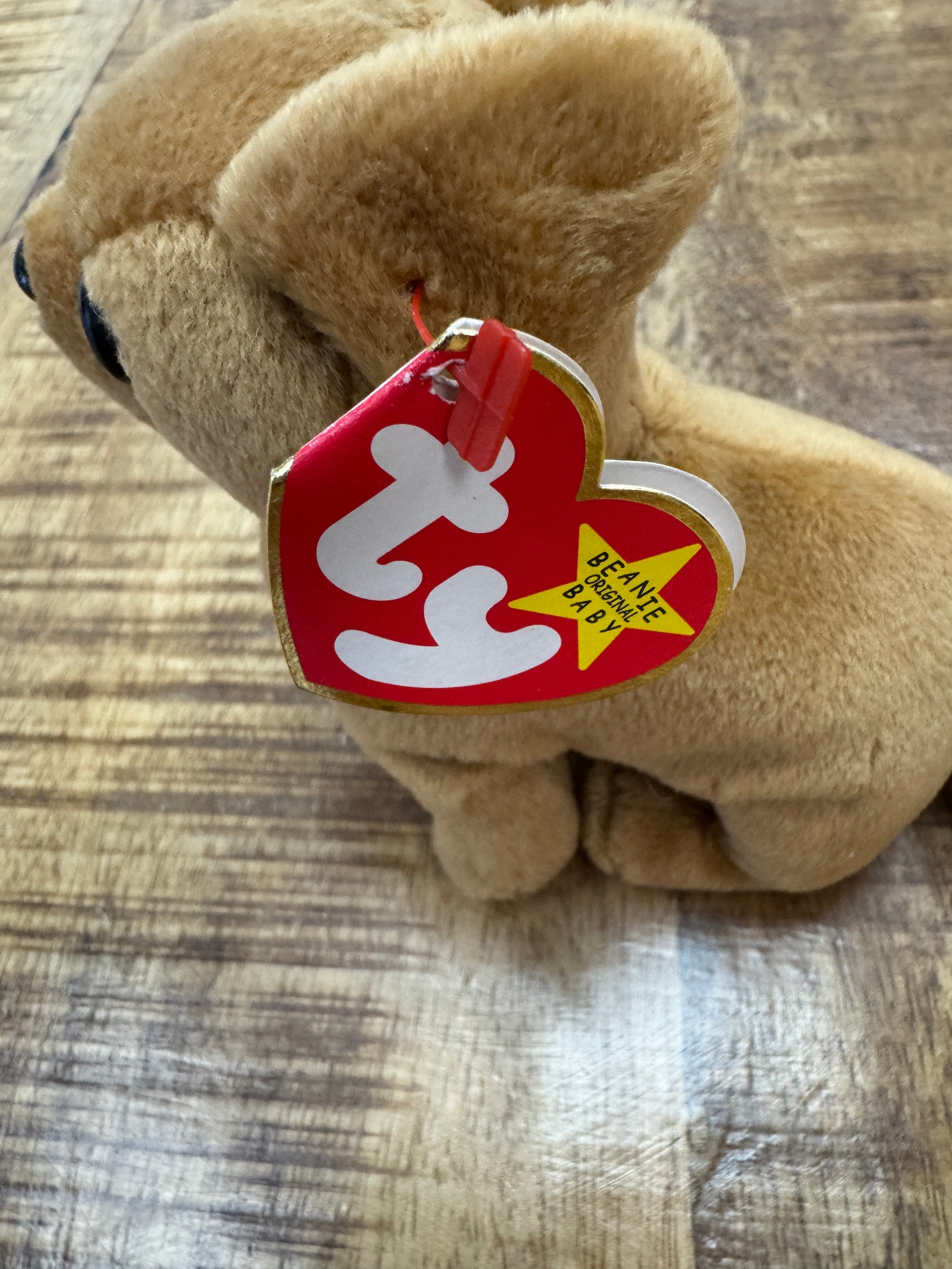Ty Beanie Babies Tiny Dog 1998 P.V.C. Pellets With Tag 9 Errors