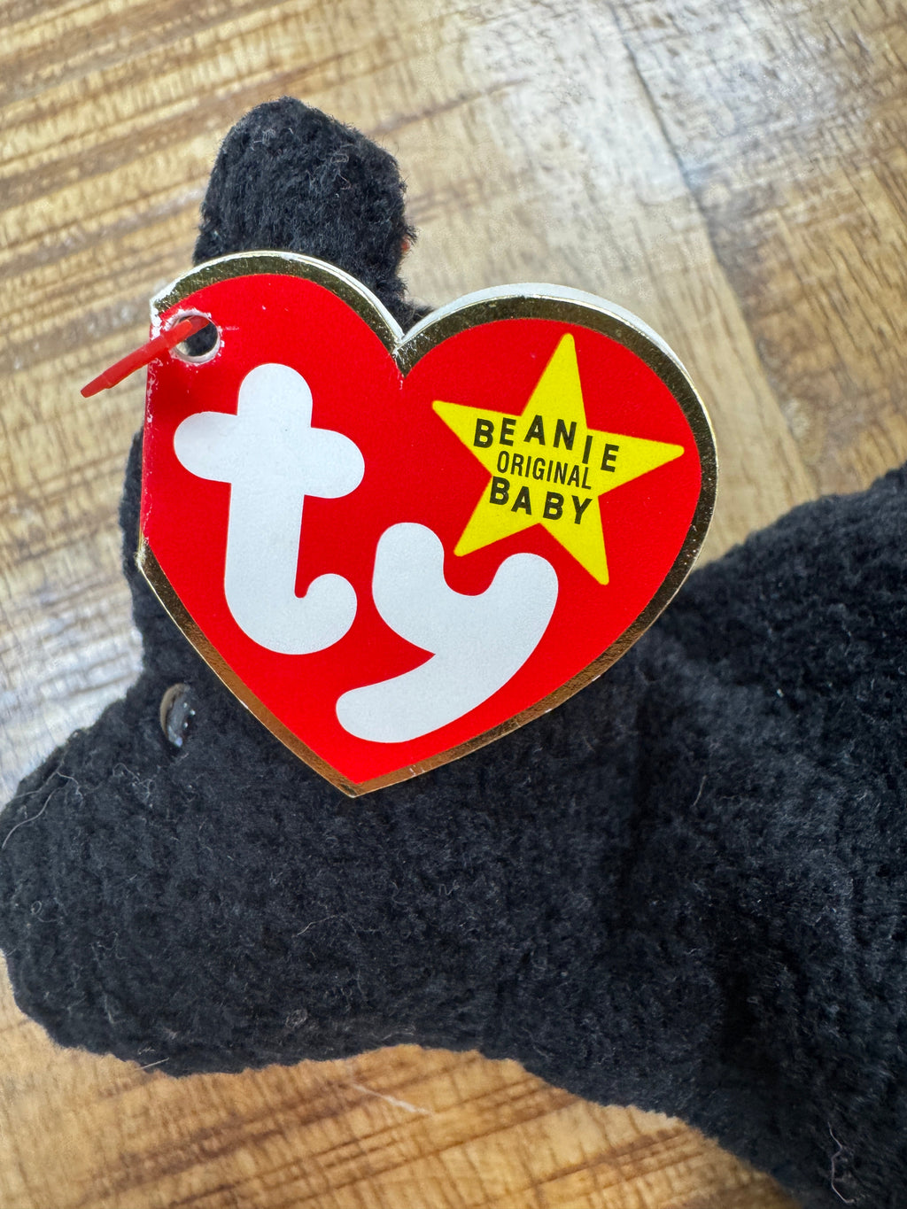 Ty Beanie Baby Scottie Scottish Terrier 6.5 Plush Dog PVC Pellets 1996 W/Tag