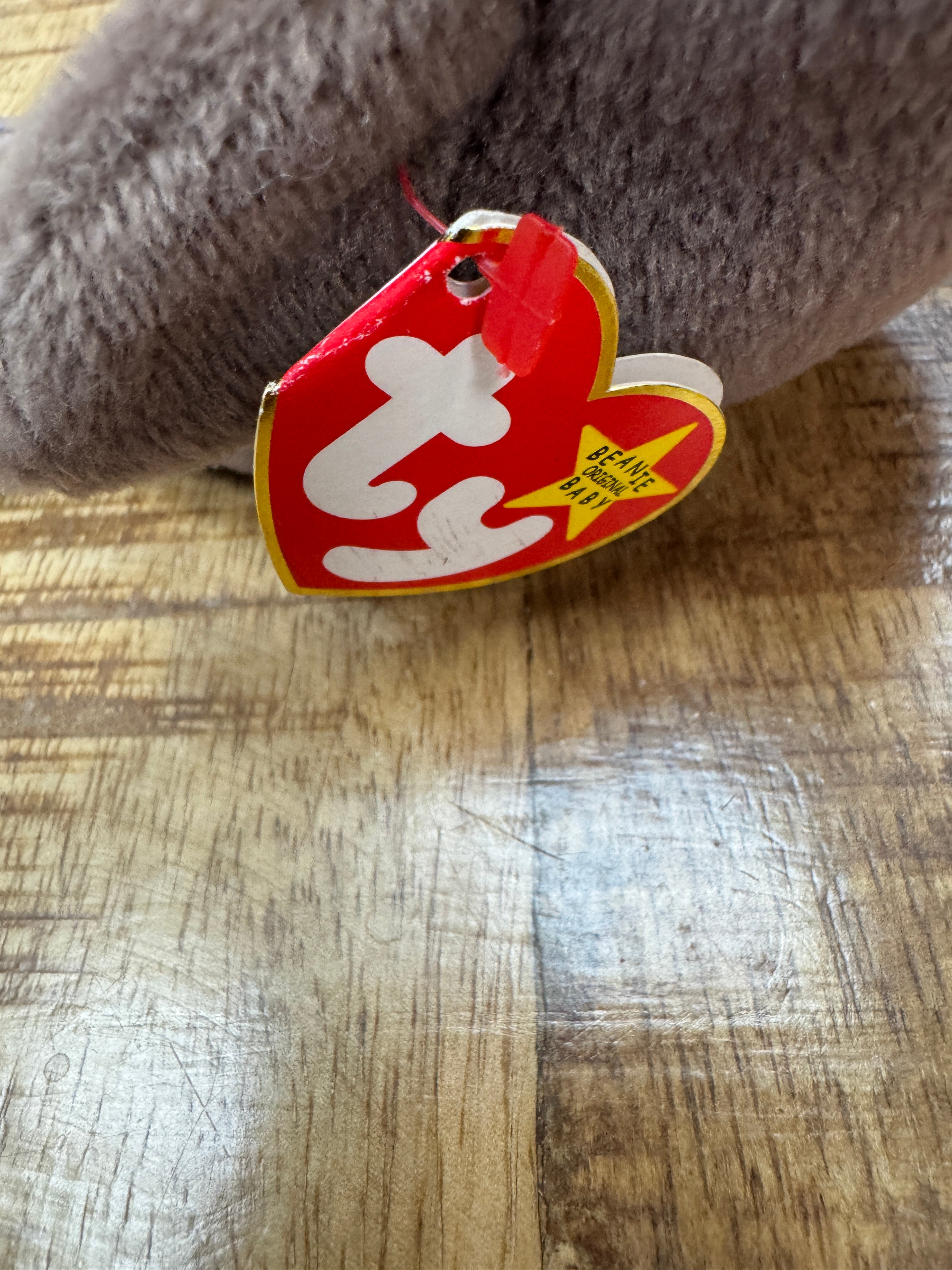 RARE VINTAGE TY Beanie Baby Jolly The Walrus Retired 1996 With Errors