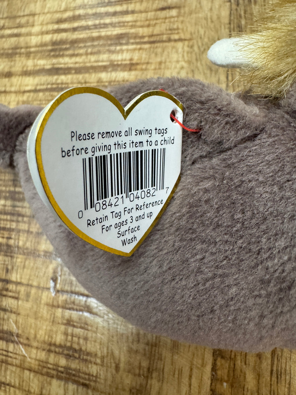 RARE VINTAGE TY Beanie Baby Jolly The Walrus Retired 1996 With Errors