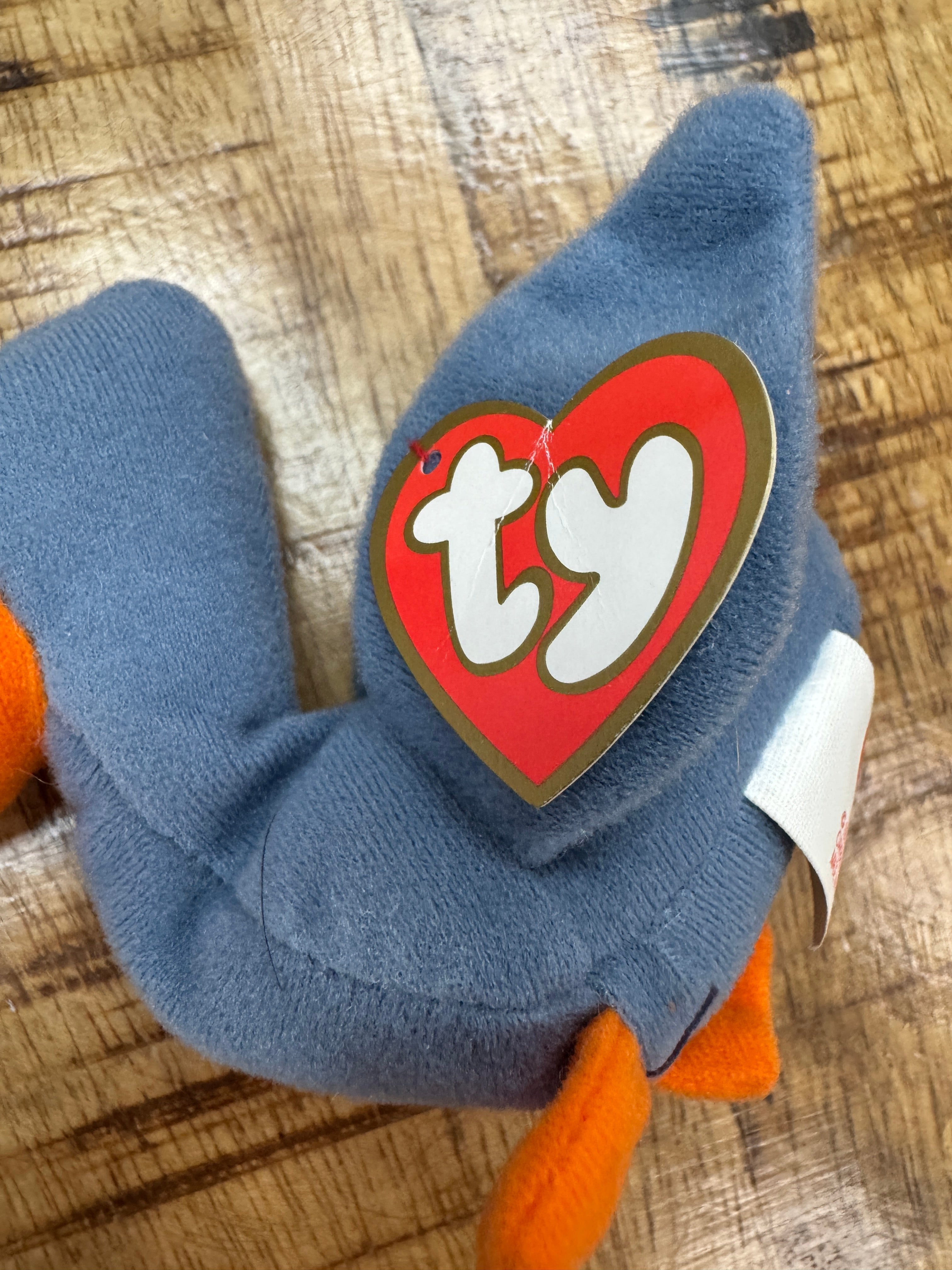 McDonalds Ty Teenie Beanie Babies Scoop the Pelican Bird -6CF - Pristine
