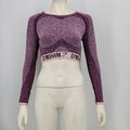Gymshark Flex Longsleeve Crop Top Dark Ruby, Size Medium