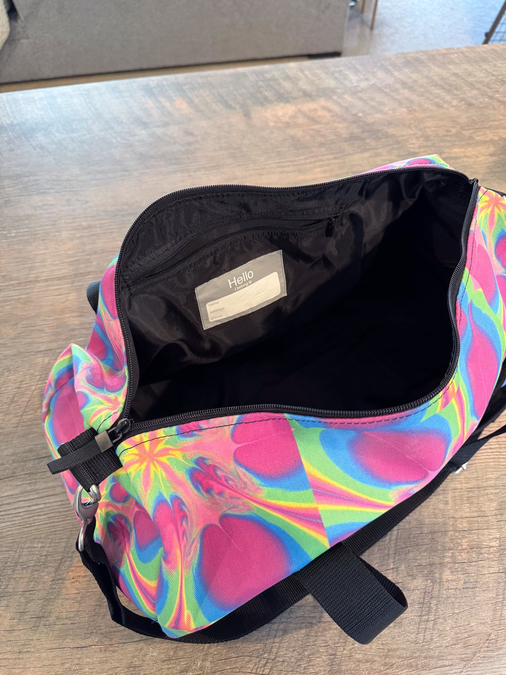 Bespattered Facade Flower Power Duffel Bag | 2 Sizes