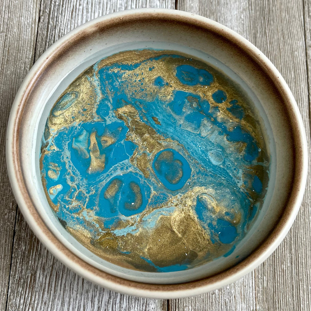 Seaside Round Jewelry / Trinket Dish