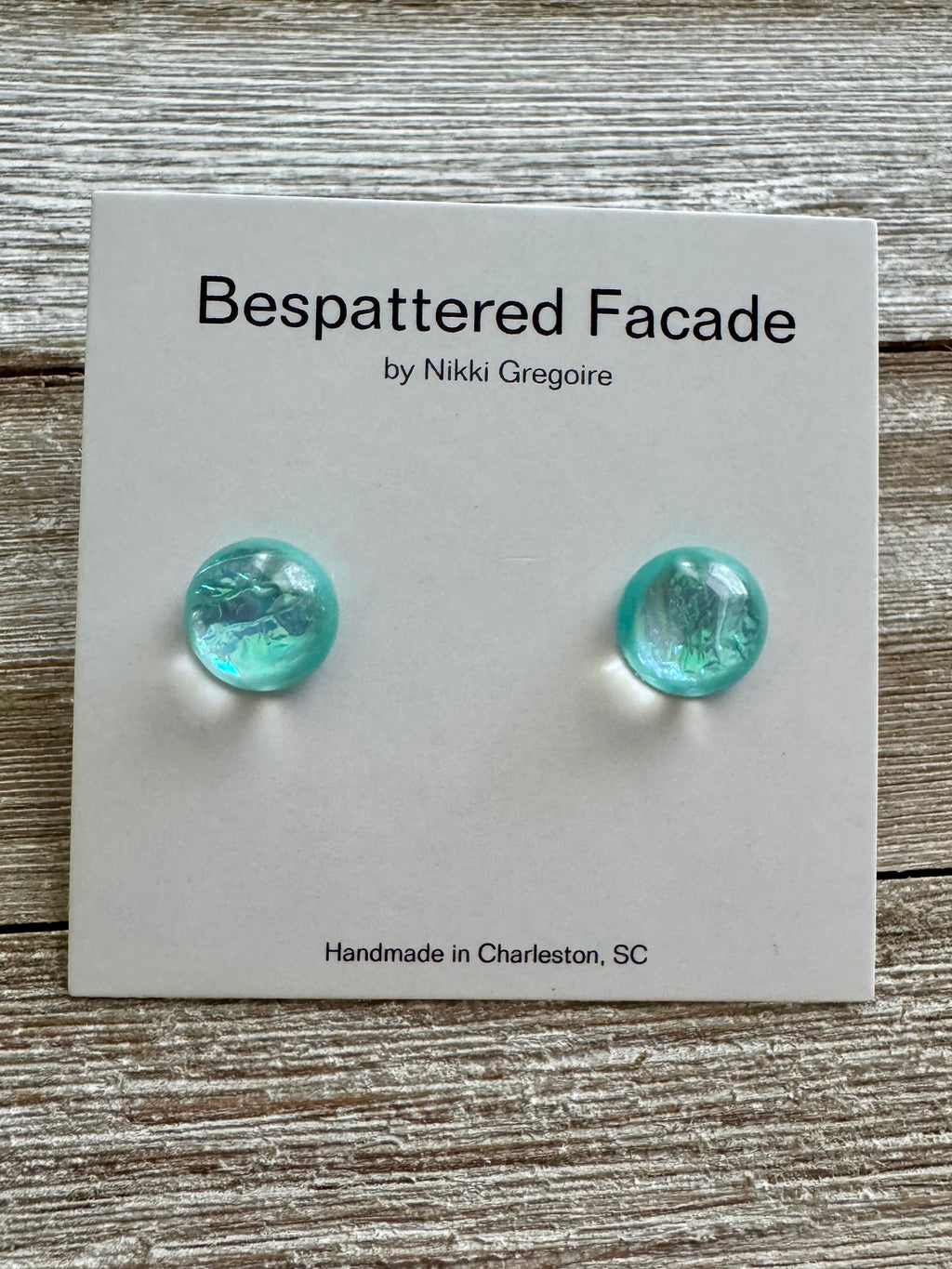 Iridescent Pastels Stud Earrings