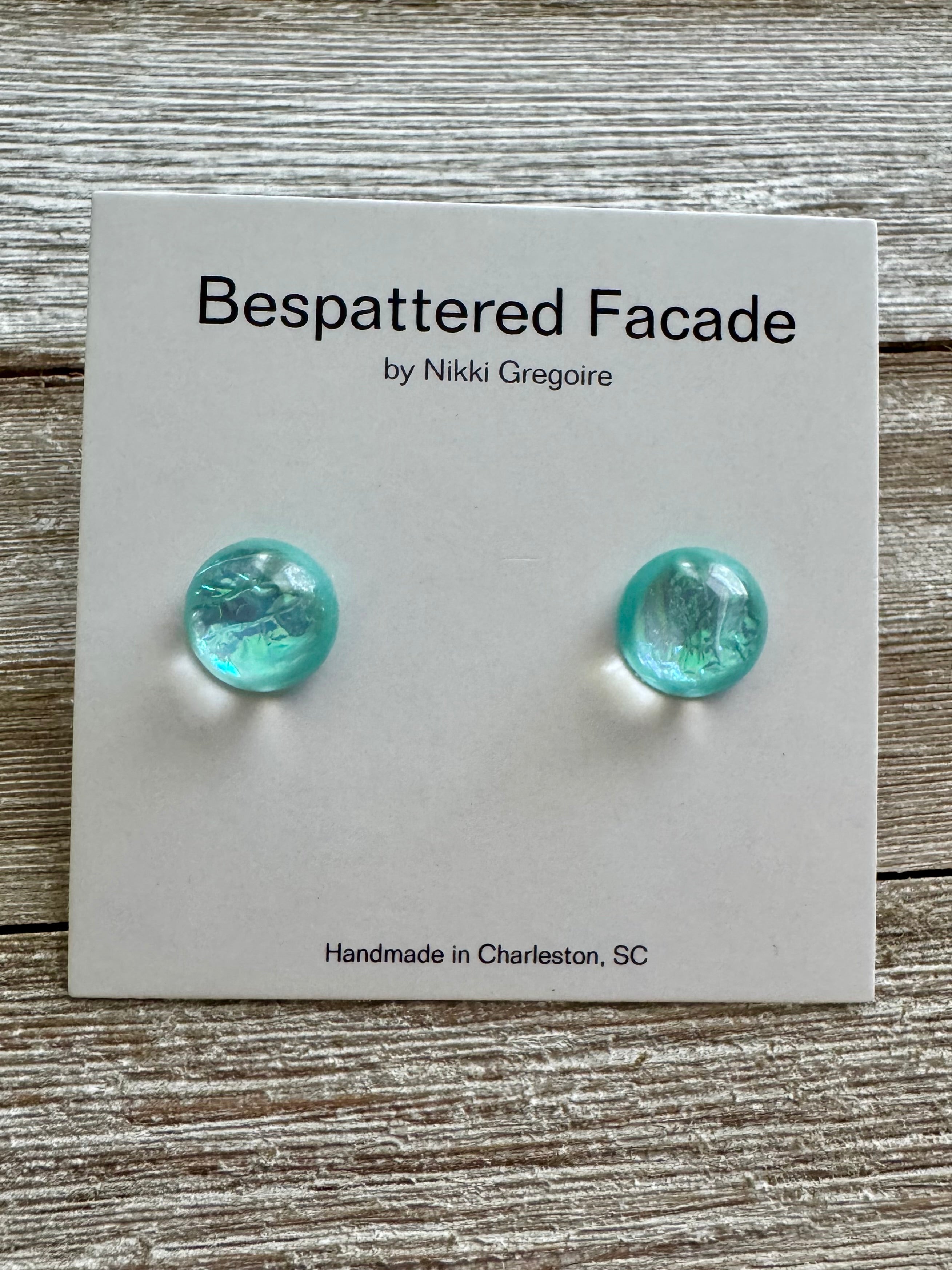 Iridescent Pastels Stud Earrings