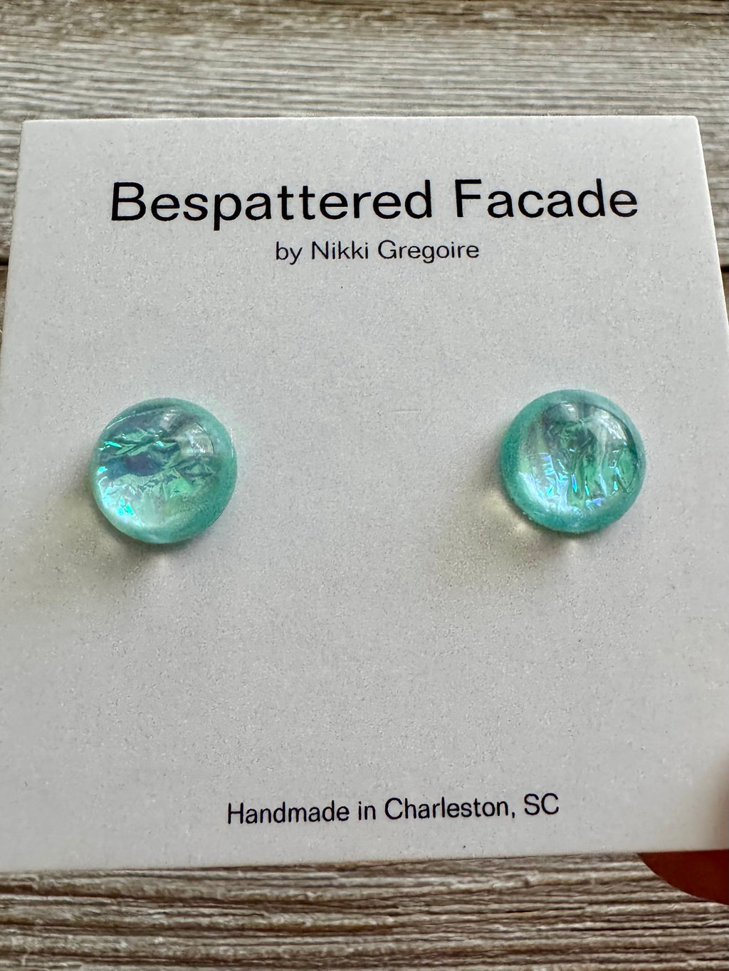 Iridescent Pastels Stud Earrings