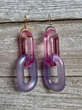 Lovely Links Two-Link Dangly Earrings