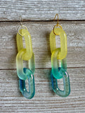 Lovely Links Three-Link Dangly Earrings