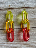 Lovely Links Three-Link Dangly Earrings