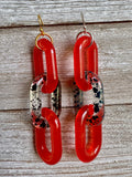 Lovely Links Three-Link Dangly Earrings