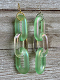 Lovely Links Three-Link Dangly Earrings