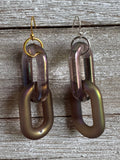 Lovely Links Two-Link Dangly Earrings