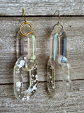 Lovely Links Two-Link Dangly Earrings