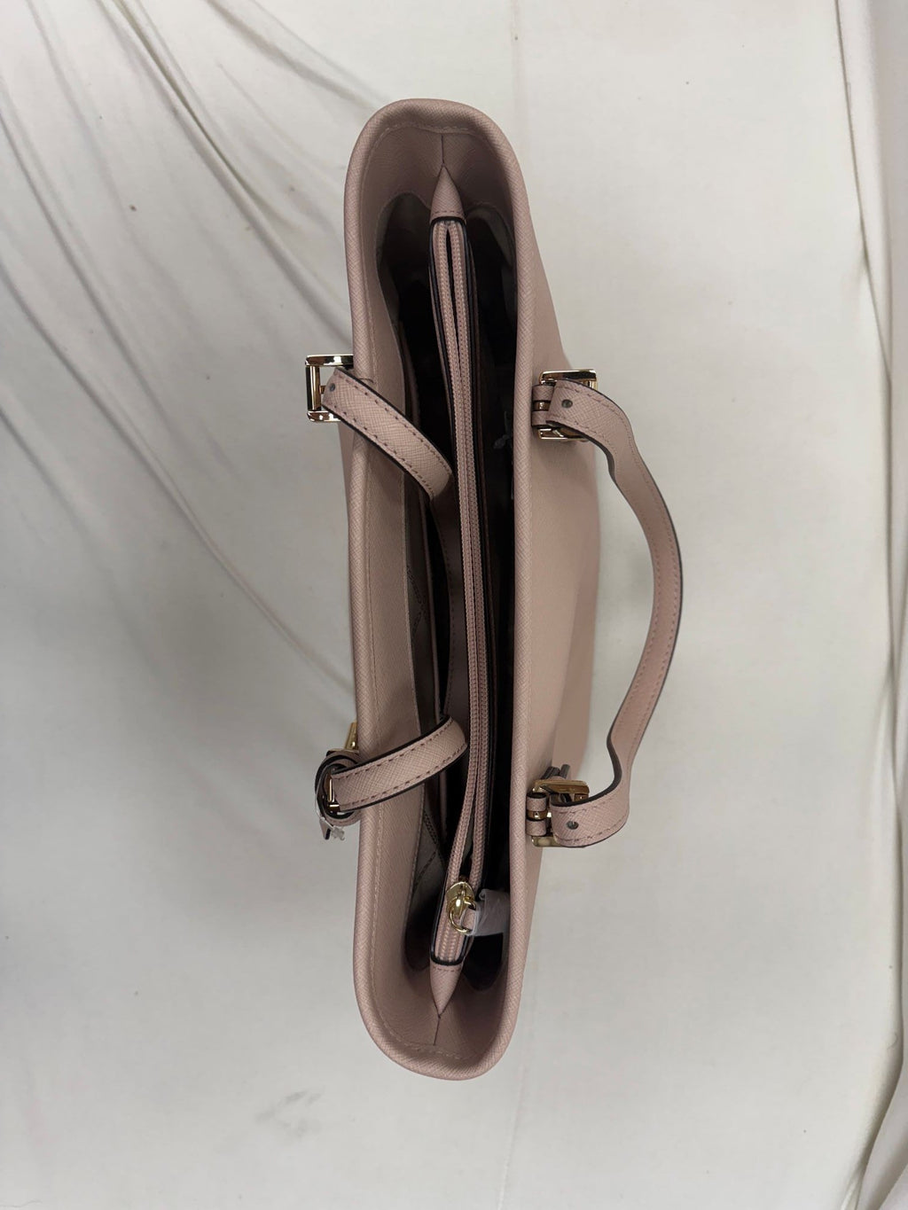 Michael Kors Jet Set Snap Pocket Leather Tote