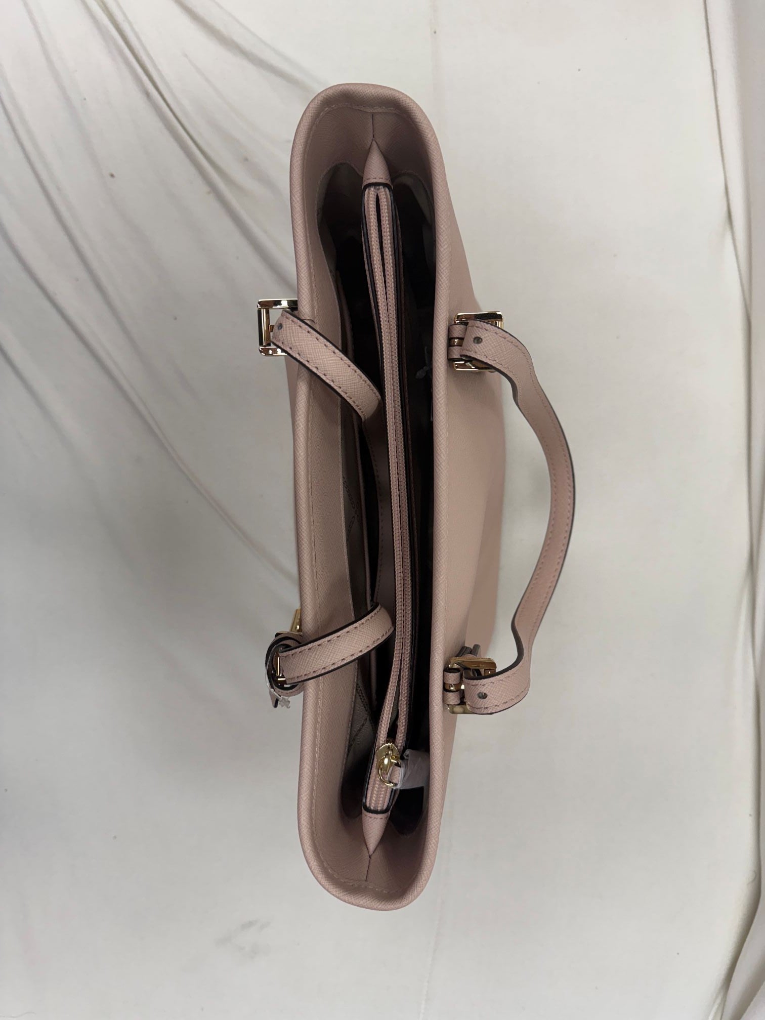 Michael Kors Jet Set Snap Pocket Leather Tote