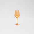 Creamsicle - Colored Wine Glass