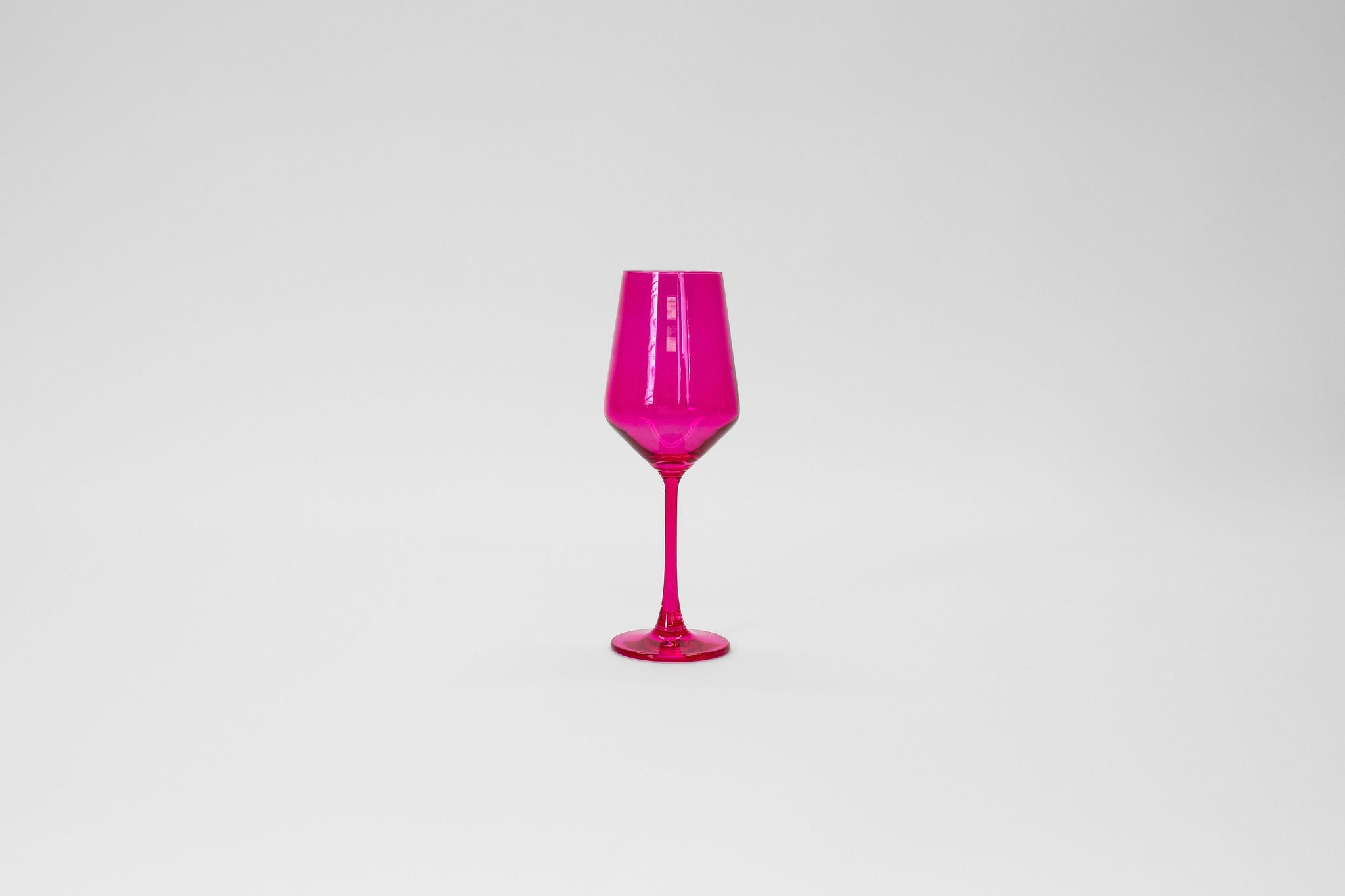 Hot Hot Pink - Stemless Colored Wine Glass