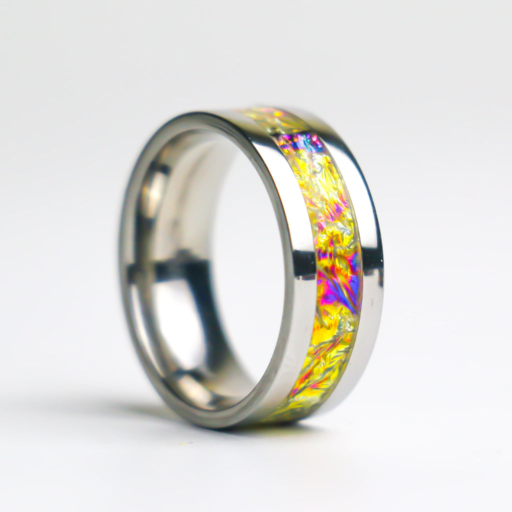 Golden Hour Iridescent Ring