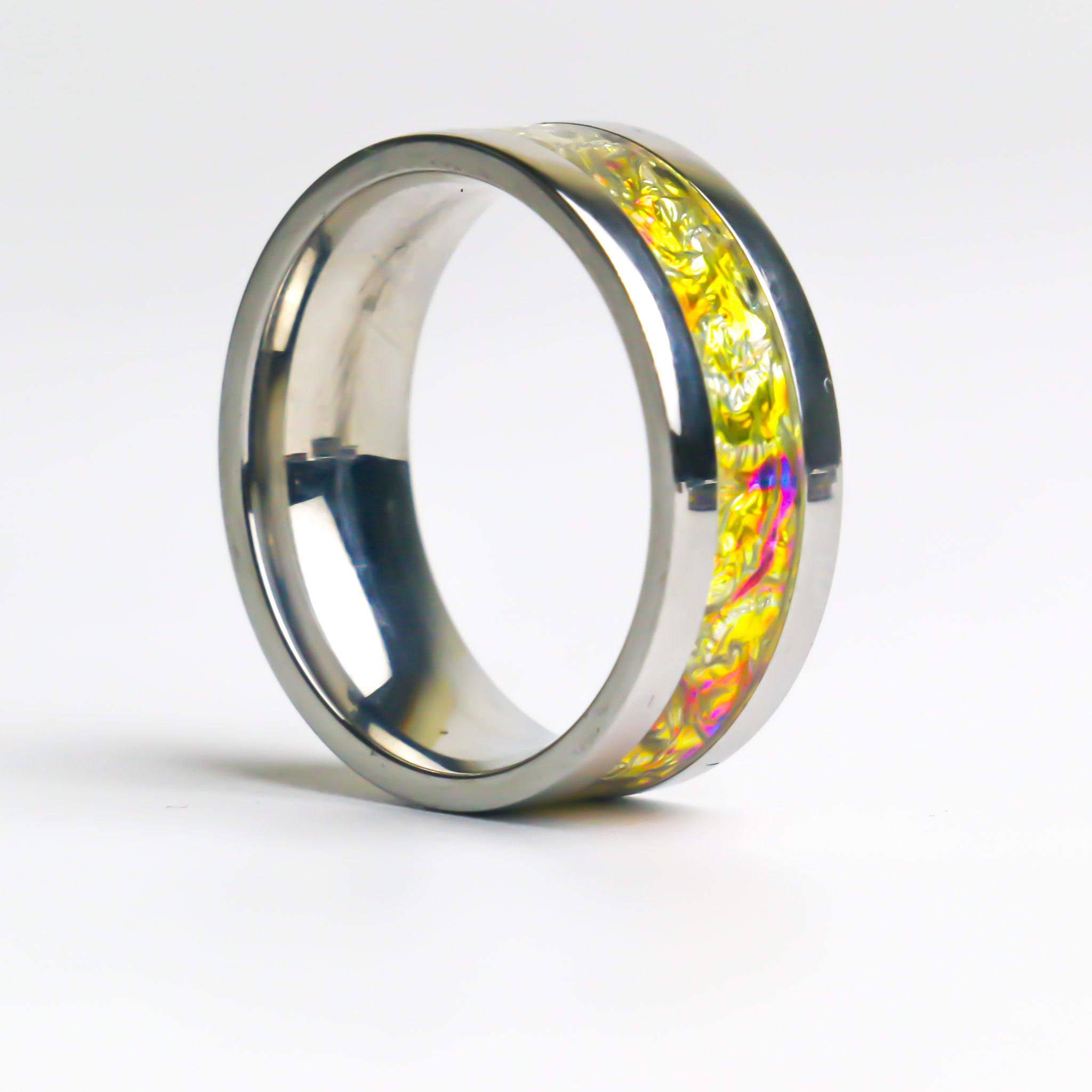 Golden Hour Iridescent Ring