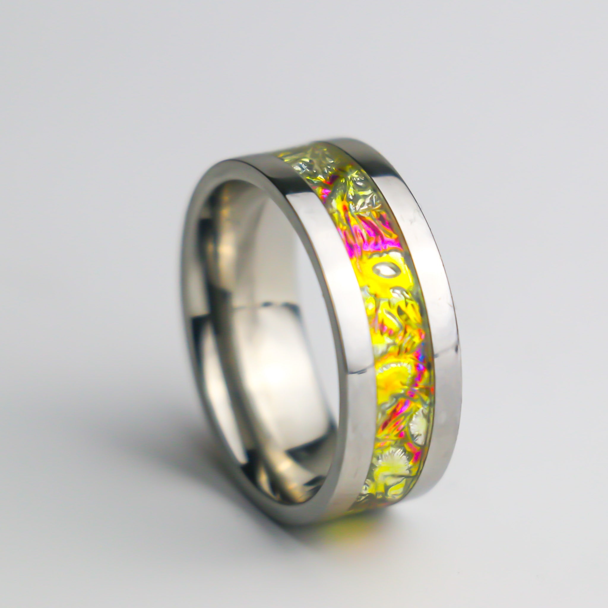 Golden Hour Iridescent Ring