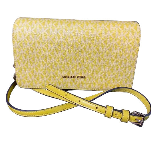Michael Kors Jet Set Crossbody — Yellow Signature