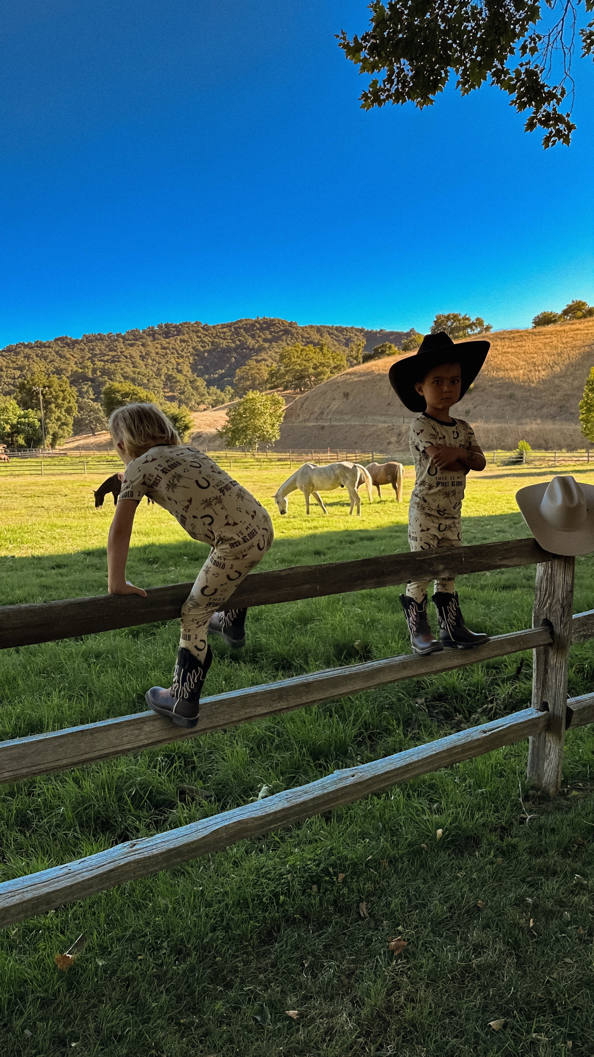 This Is My First Rodeo Kid's Bamboo Set