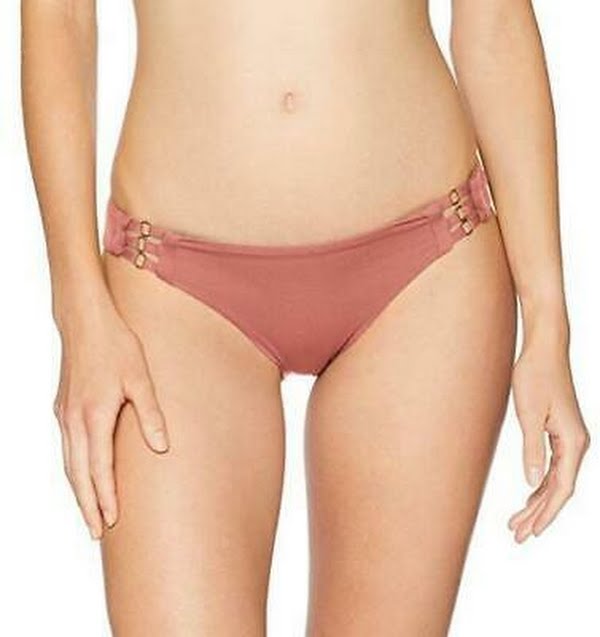 Roxy Juniors Solid Softly Love Full Swimsuit Bikini Bottom