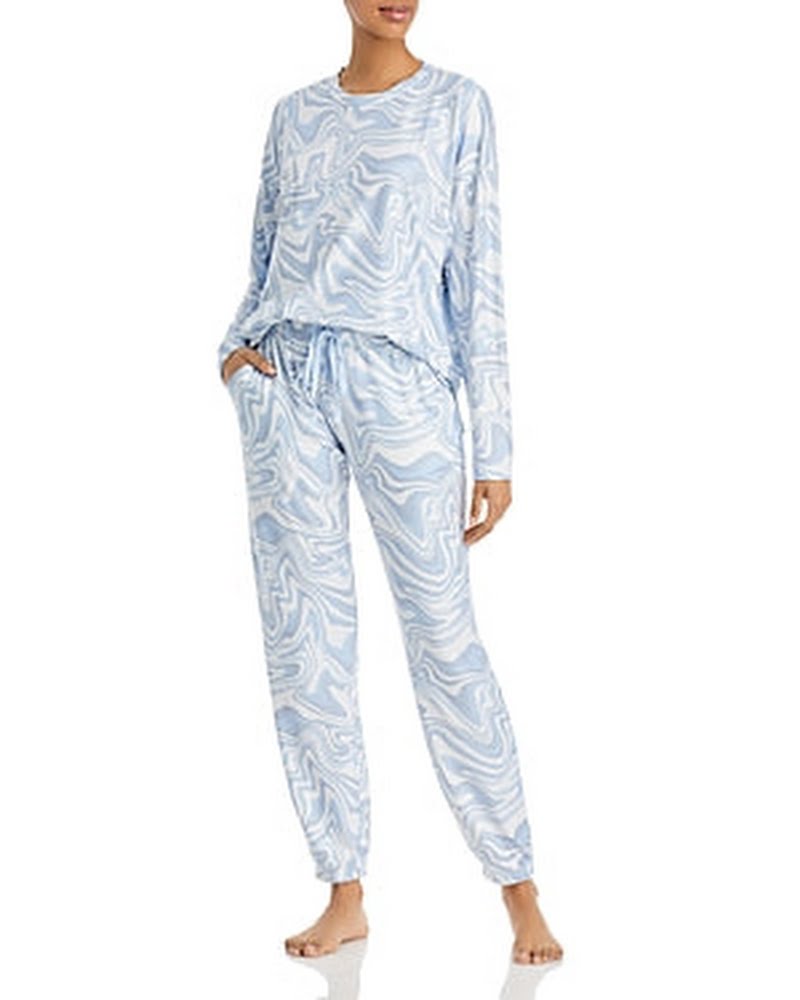 Aqua Happy Waves Pajama Set