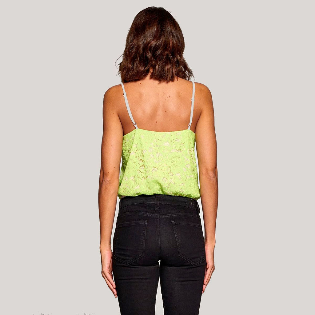 Izmit Scallop Lace Cami Bodysuit